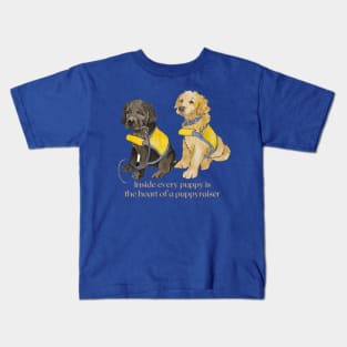 Heart of a Puppyraiser Kids T-Shirt